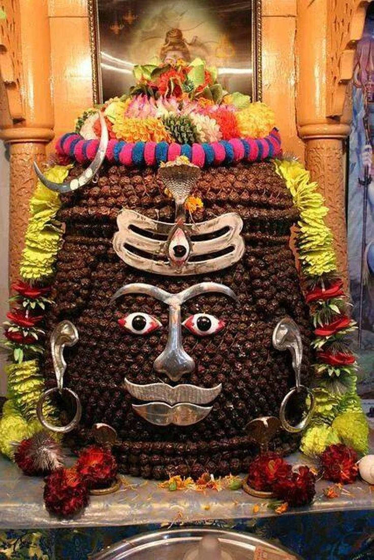 Ujjain Mahakal Brown Face Wallpaper