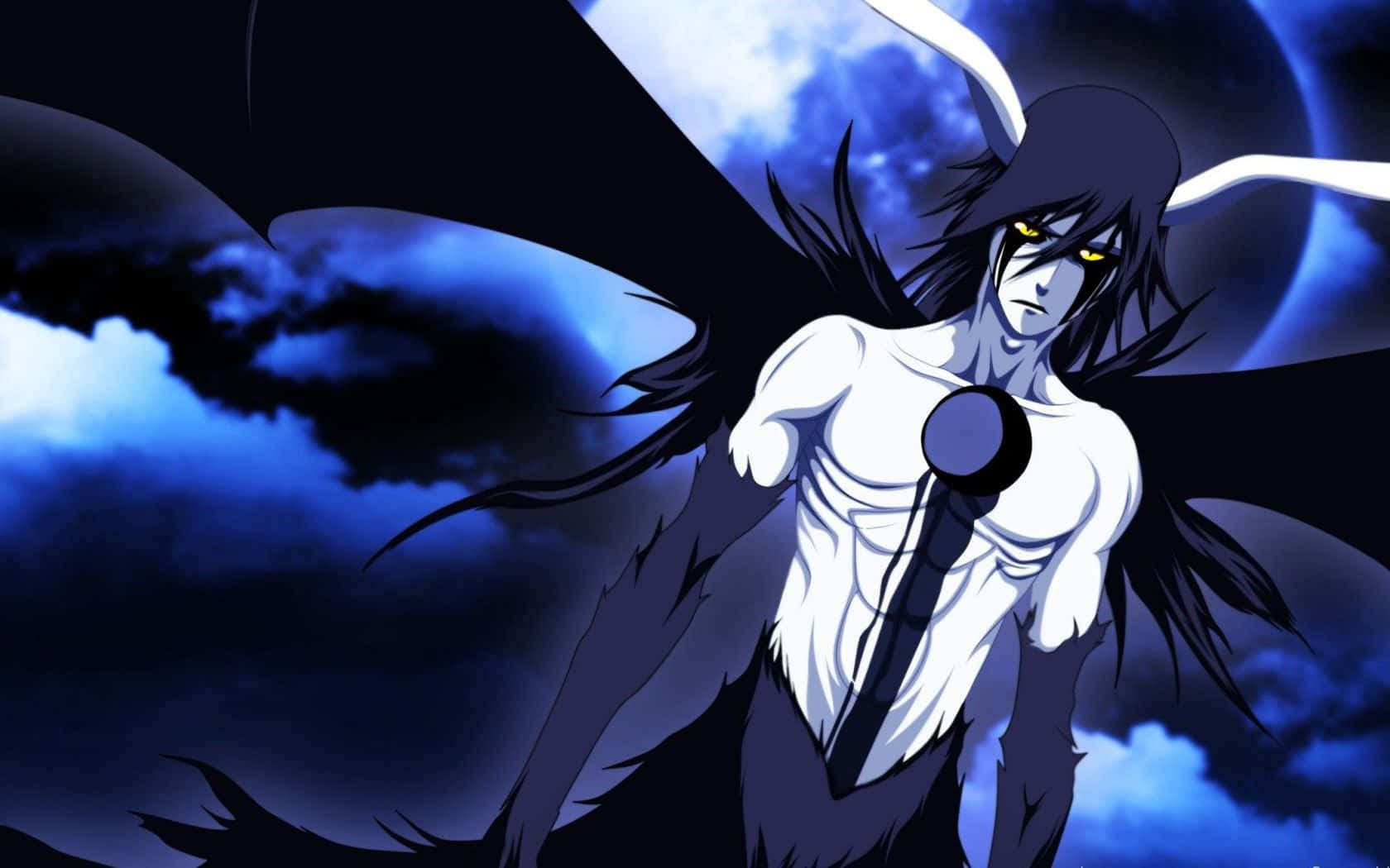 Ulquiorra Cifer Strikes A Determined Pose Wallpaper