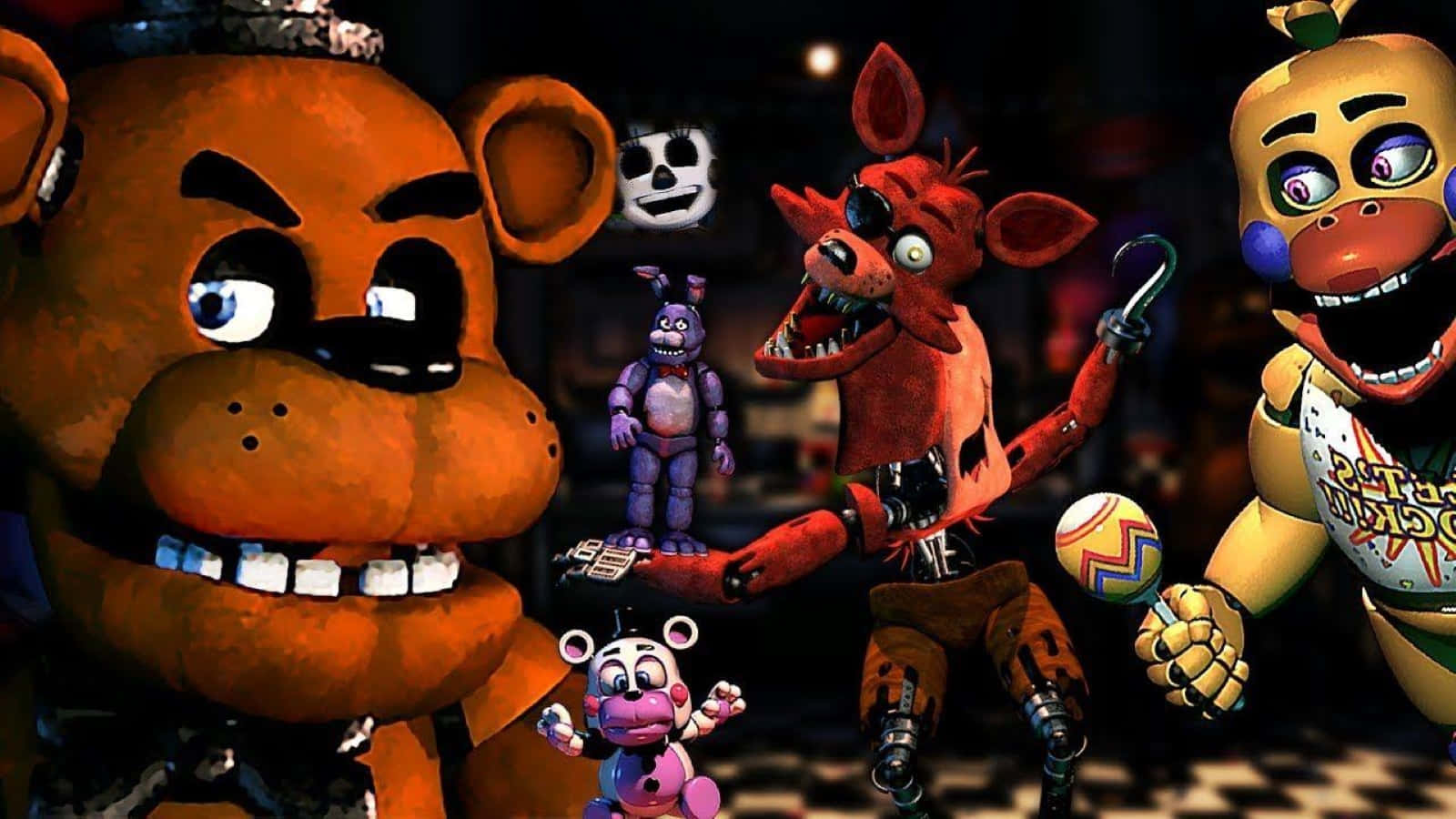 Ultimate Custom Night All-star Cast Wallpaper