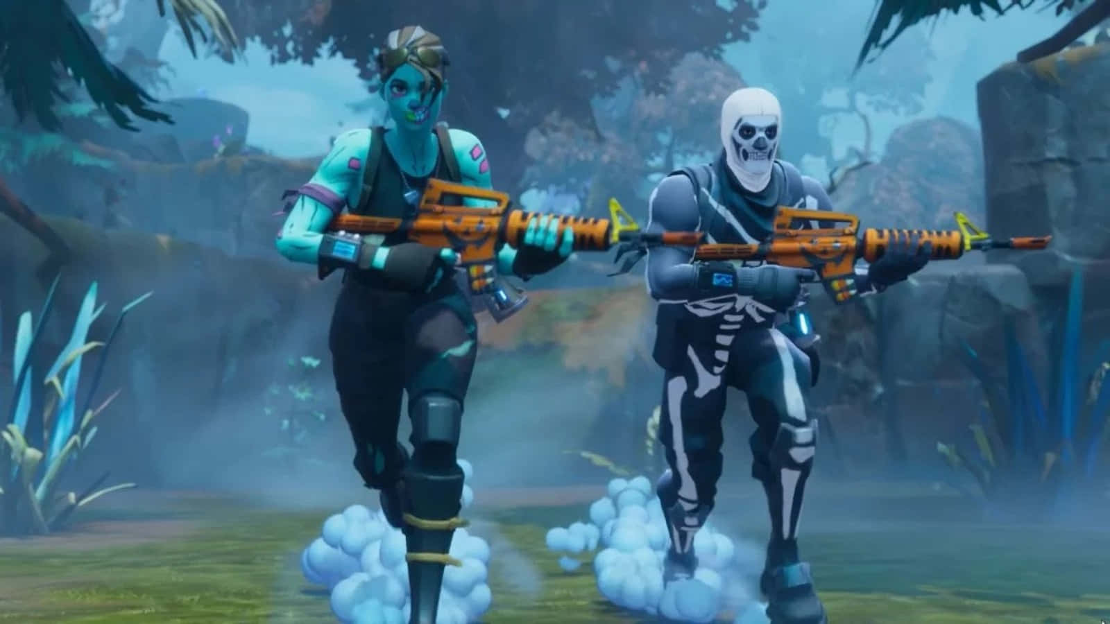 Ultimate Fortnite Skins Battle Royale Showdown Wallpaper