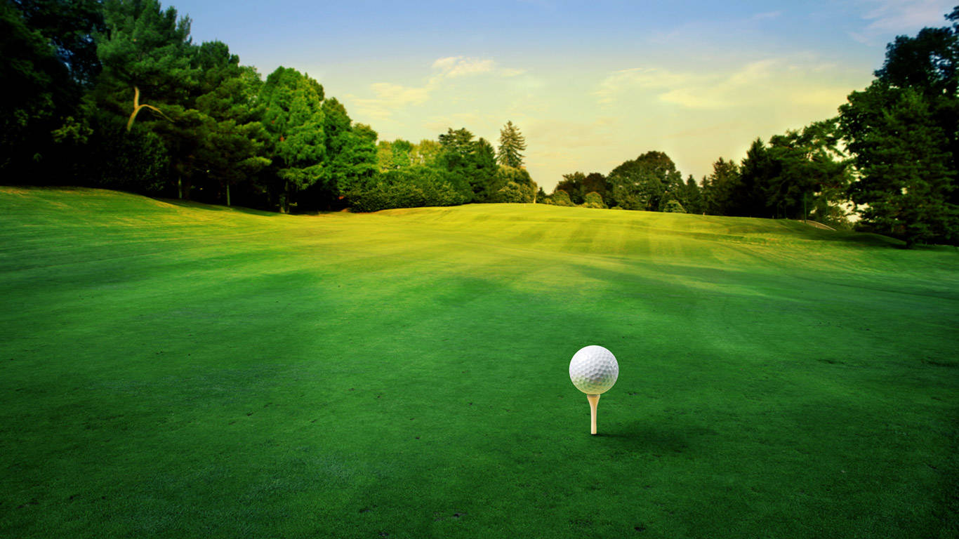 Ultra Hd Golf Course 3d Art Wallpaper