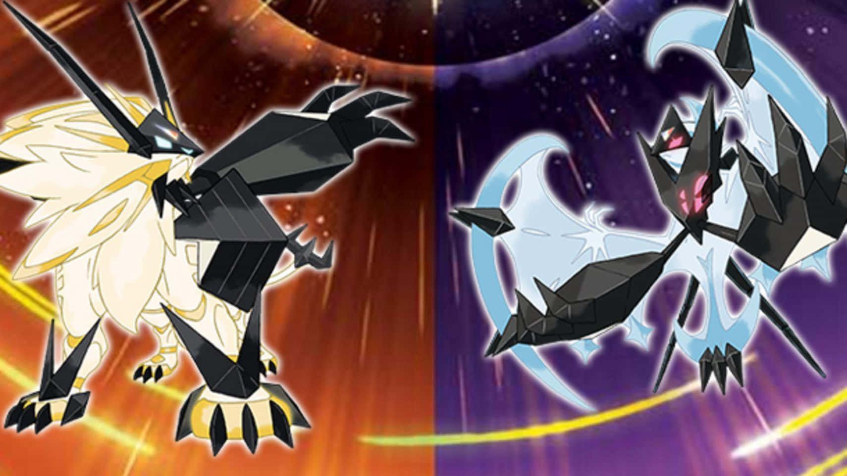 Ultra Solgaleo And Ultra Lunala Wallpaper