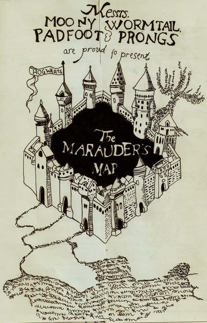 Uncover The Secrets Of The Marauder's Map Wallpaper