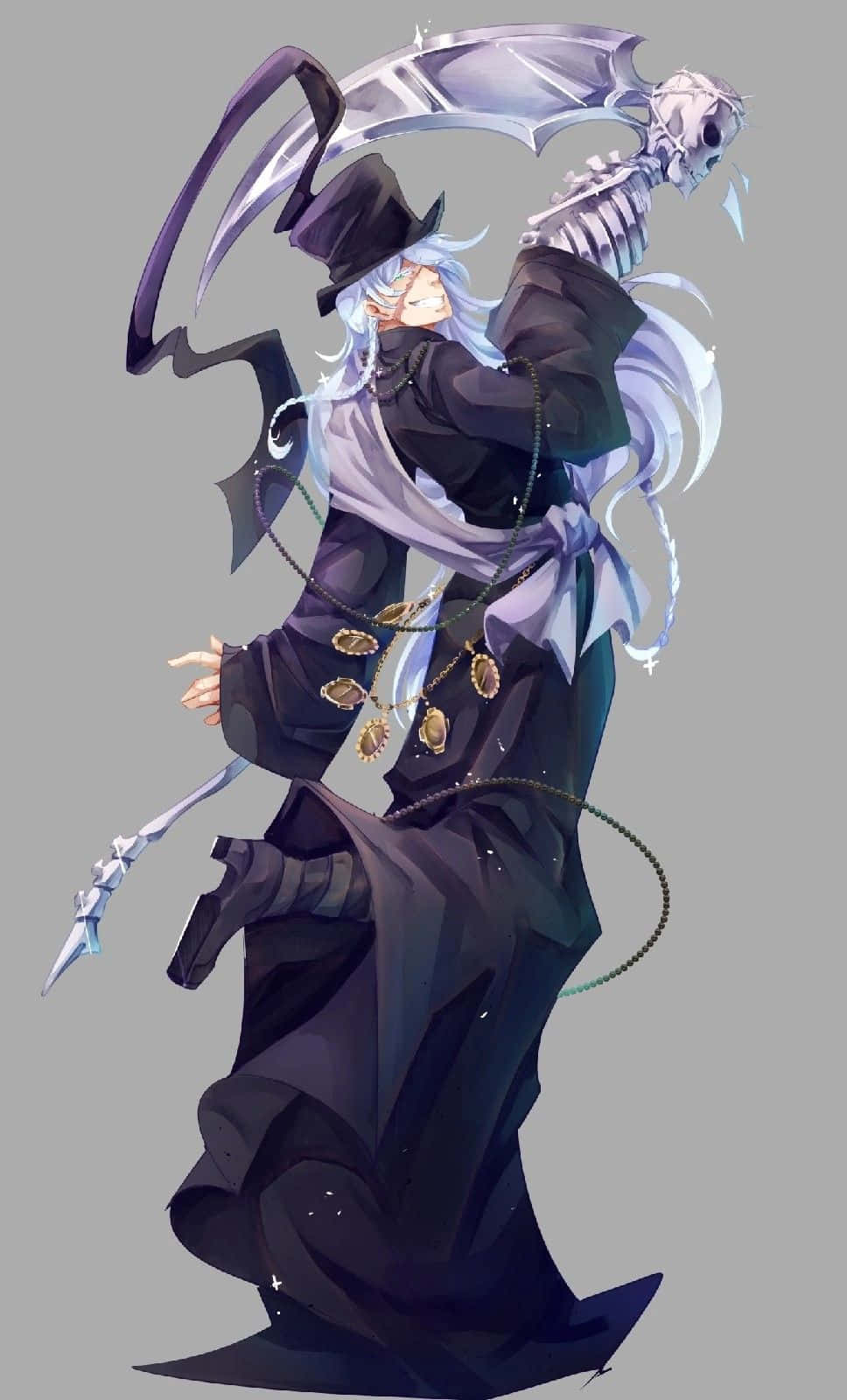 Undertaker, The Enigmatic Reaper From Black Butler Wallpaper