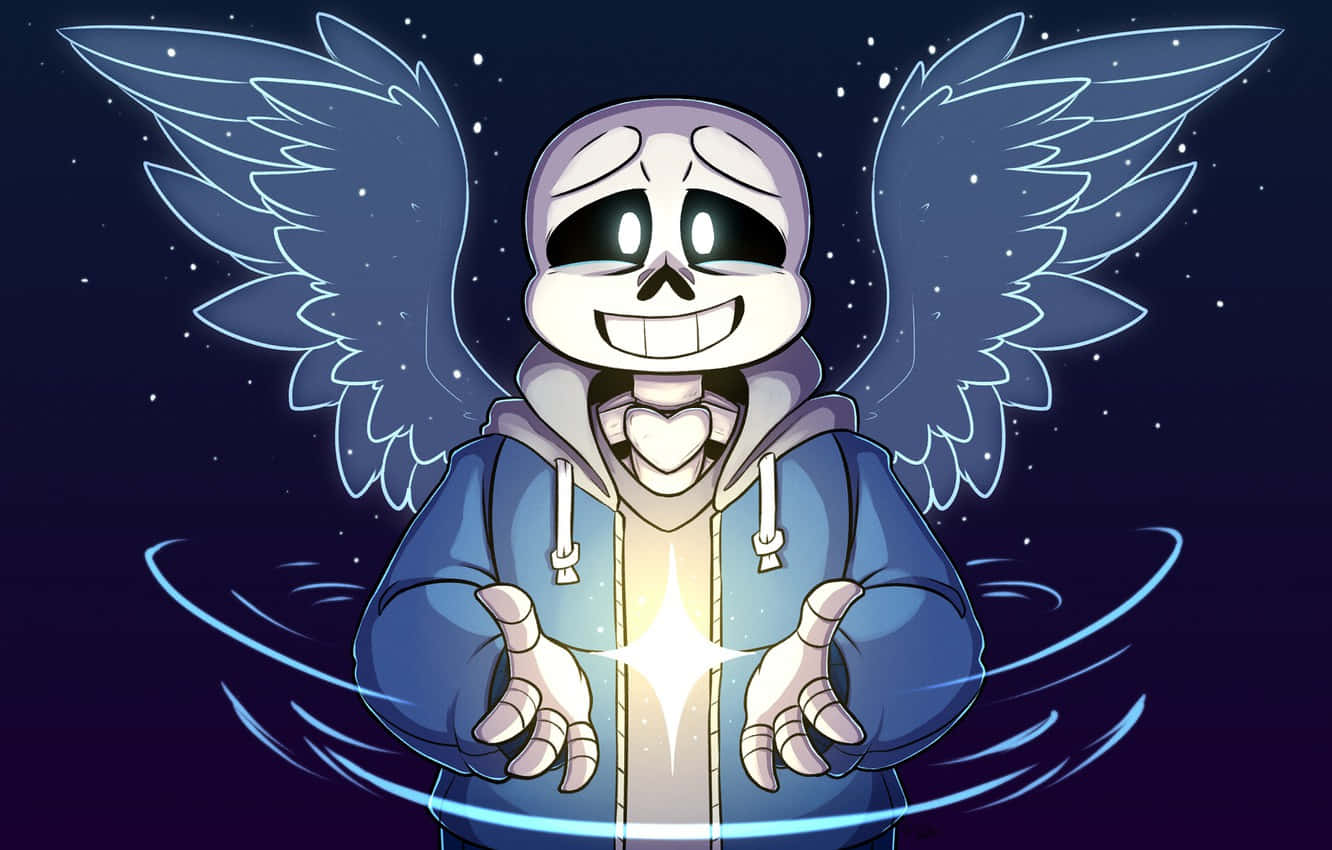 Undertale Sans Angel Wings Wallpaper