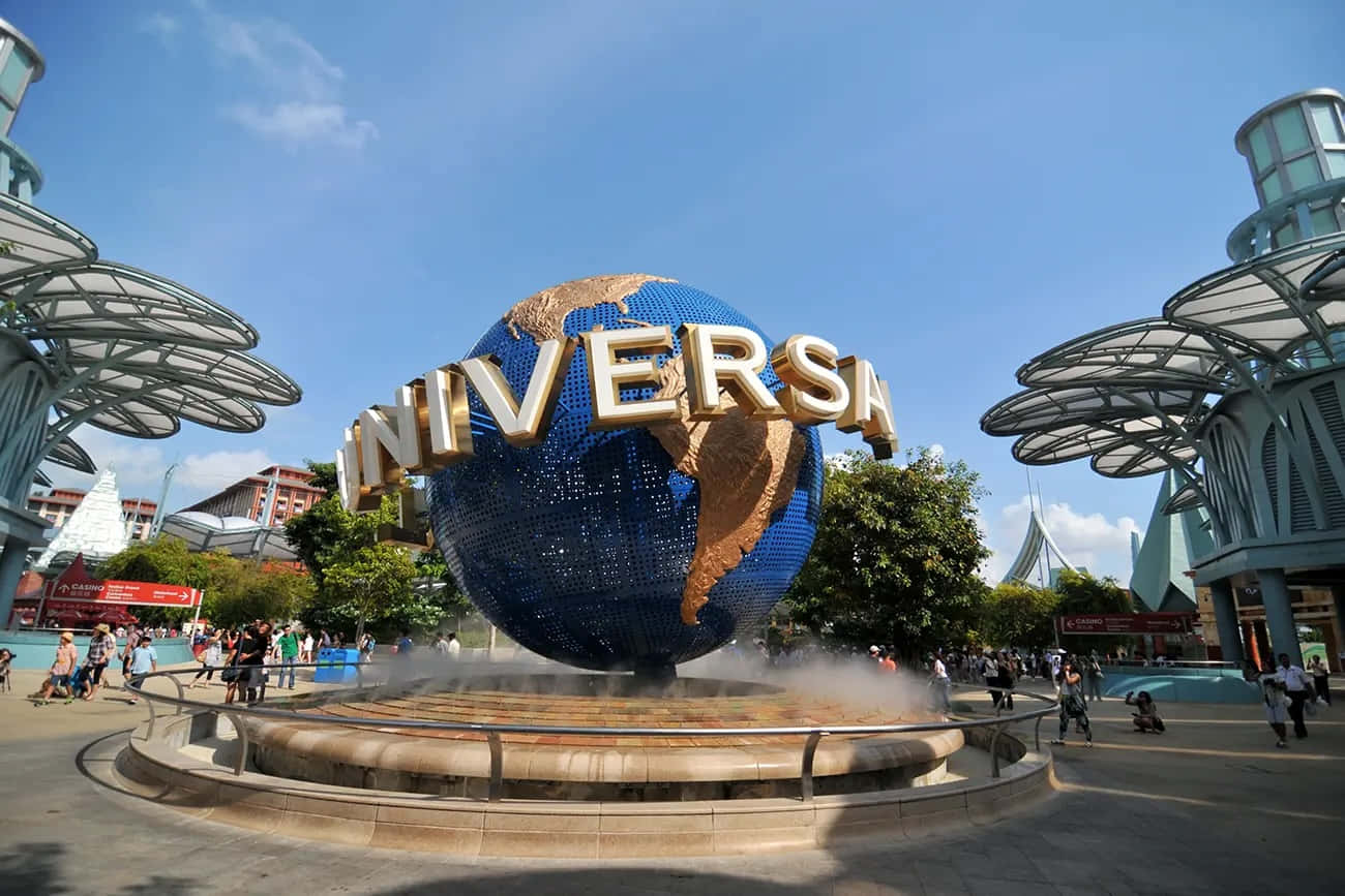 Universal Studios Singapore Entrance Globe Wallpaper