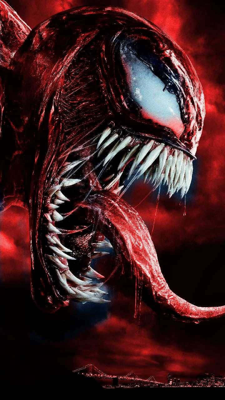 Unleash The Carnage - A Fierce Depiction Of Carnage For Your Iphone. Wallpaper