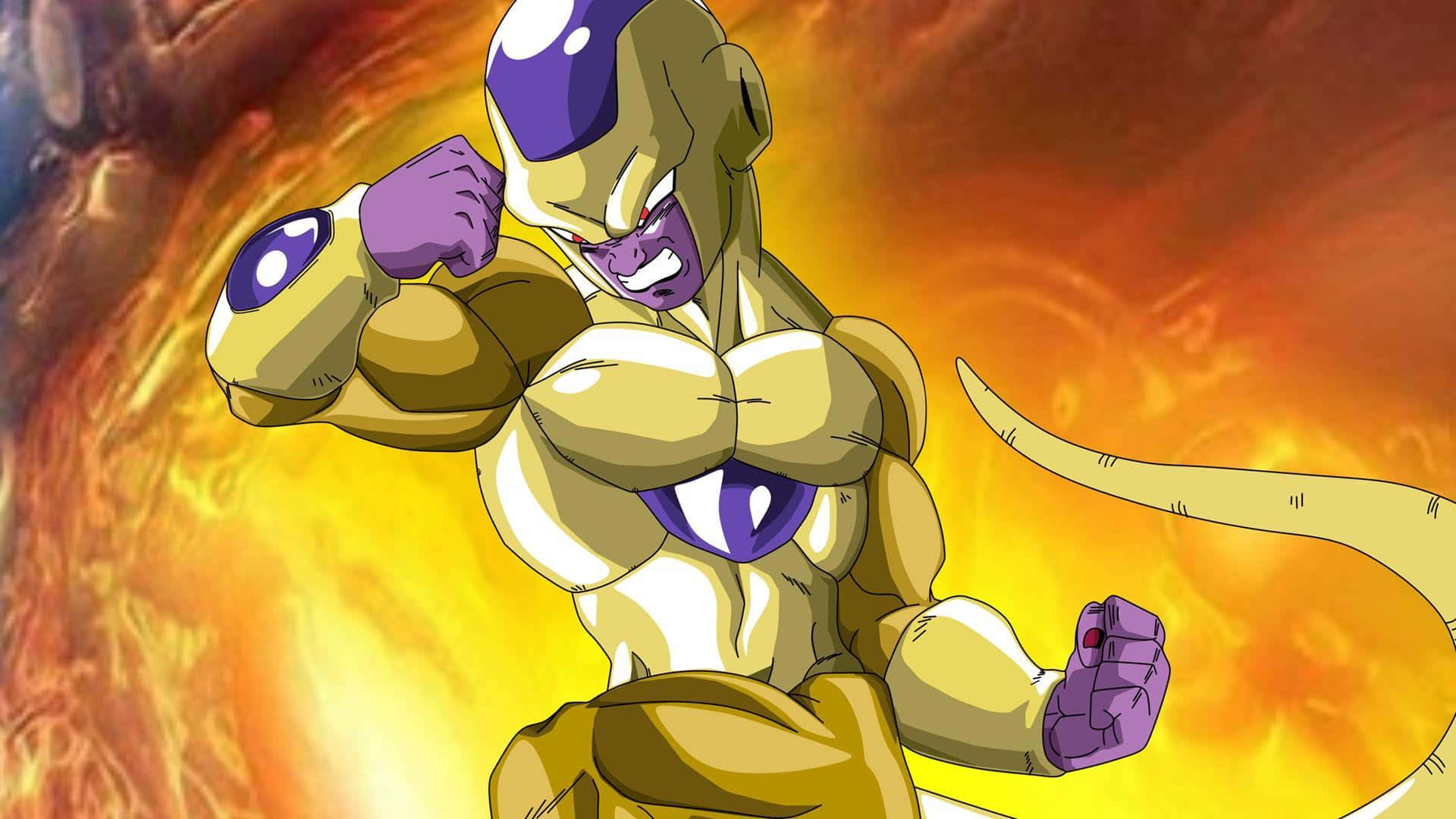 Unleash The Power Of Golden Frieza Wallpaper