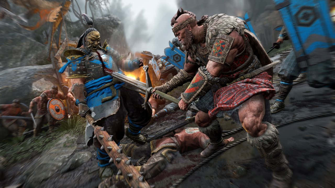 Unleash The Power Of Highlander For Honor Wallpaper