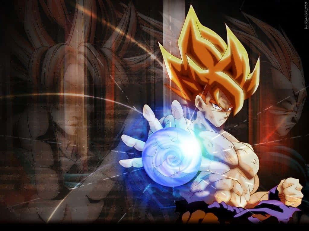 Unleash The Power Of Super Saiyan! Wallpaper