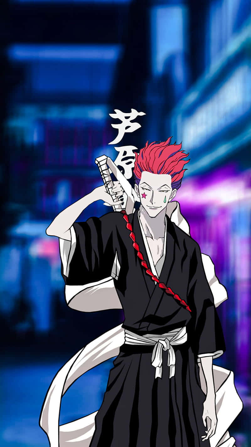 Unleash The Power Of The Hisoka Iphone Wallpaper