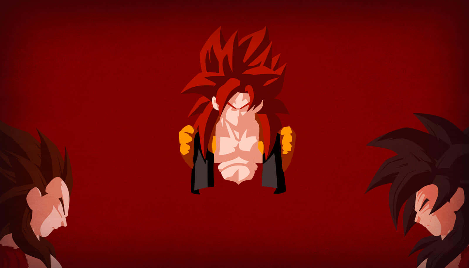 “unleash The Super Saiyan Power Of Super Saiyan 4” Wallpaper