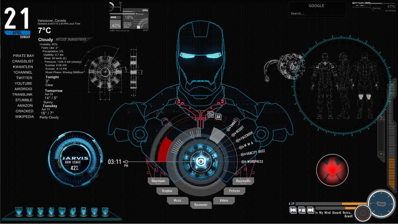 Unleash Your Inner Iron Man With Cutting Edge Technology Wallpaper