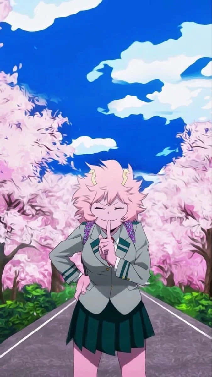 Unleash Your Inner Warrior With Ashido Wallpaper