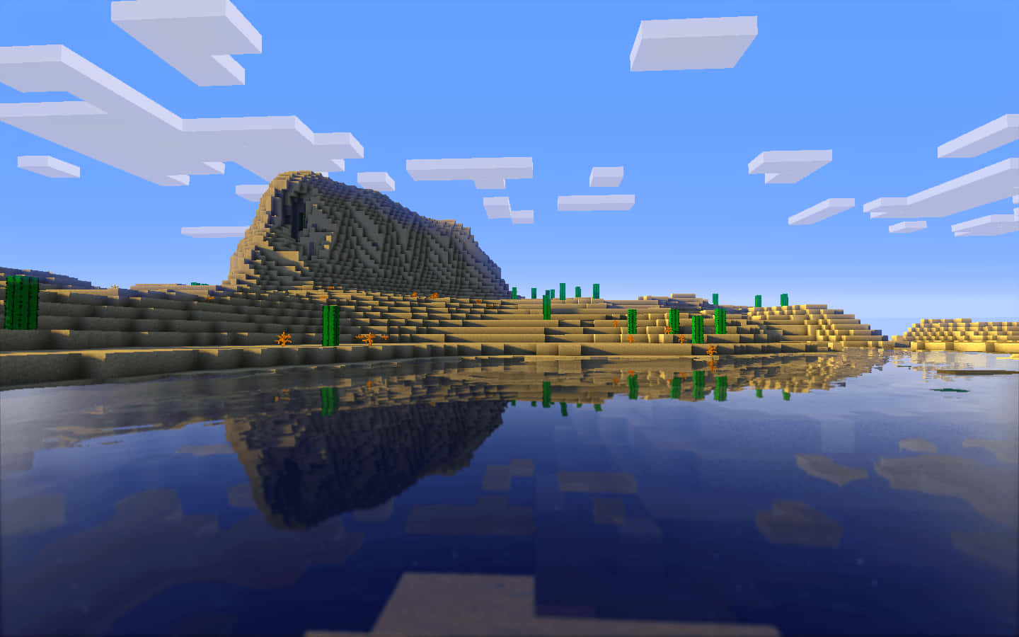 Unlock A Captivating New Look With Minecraft Shaders Wallpaper