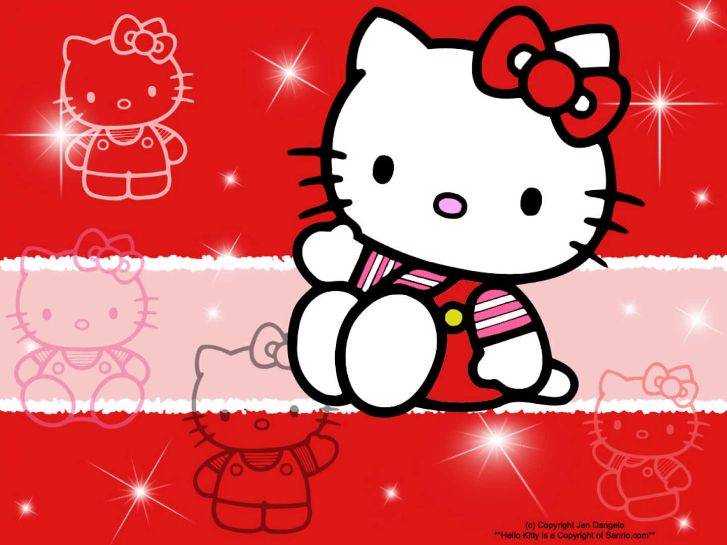 Unlock Fun And Exploration With A Hello Kitty Pc Wallpaper