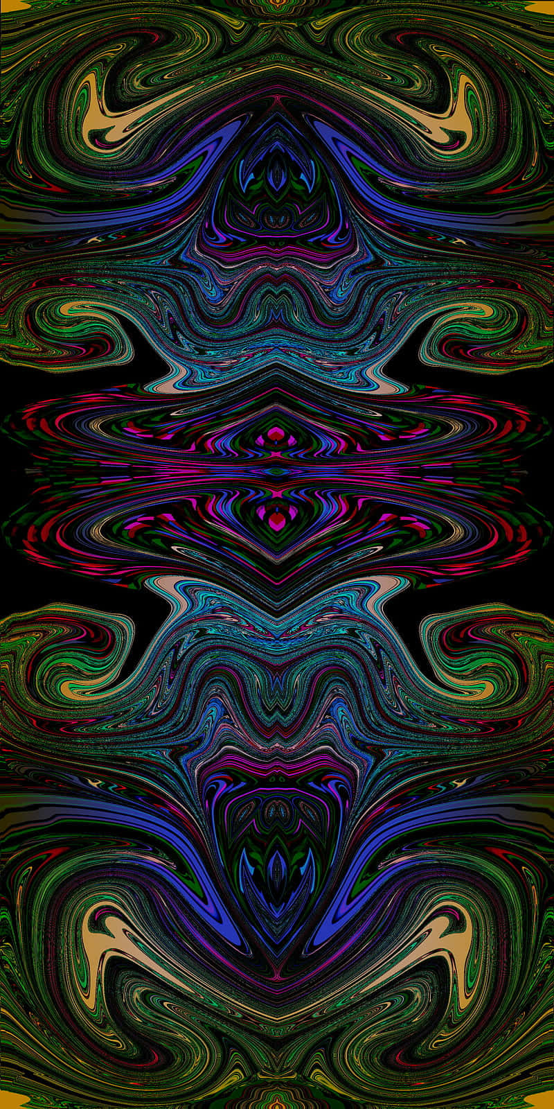 Unlock The Light In The Dark With Cool Psychedelic Visuals. Wallpaper