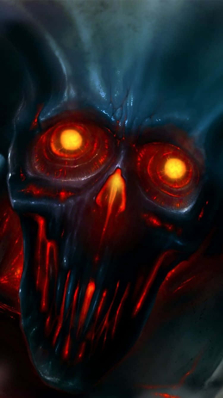 Unlock The Power Of A Demon Iphone Wallpaper