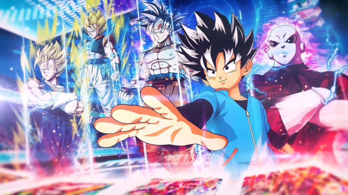 Unlock The Power Of Dragon Balls In Dragon Ball Heroes. Wallpaper