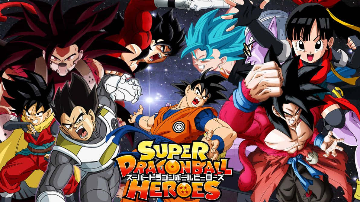 Unlock The Power Of Heroes With Dragon Ball! Wallpaper