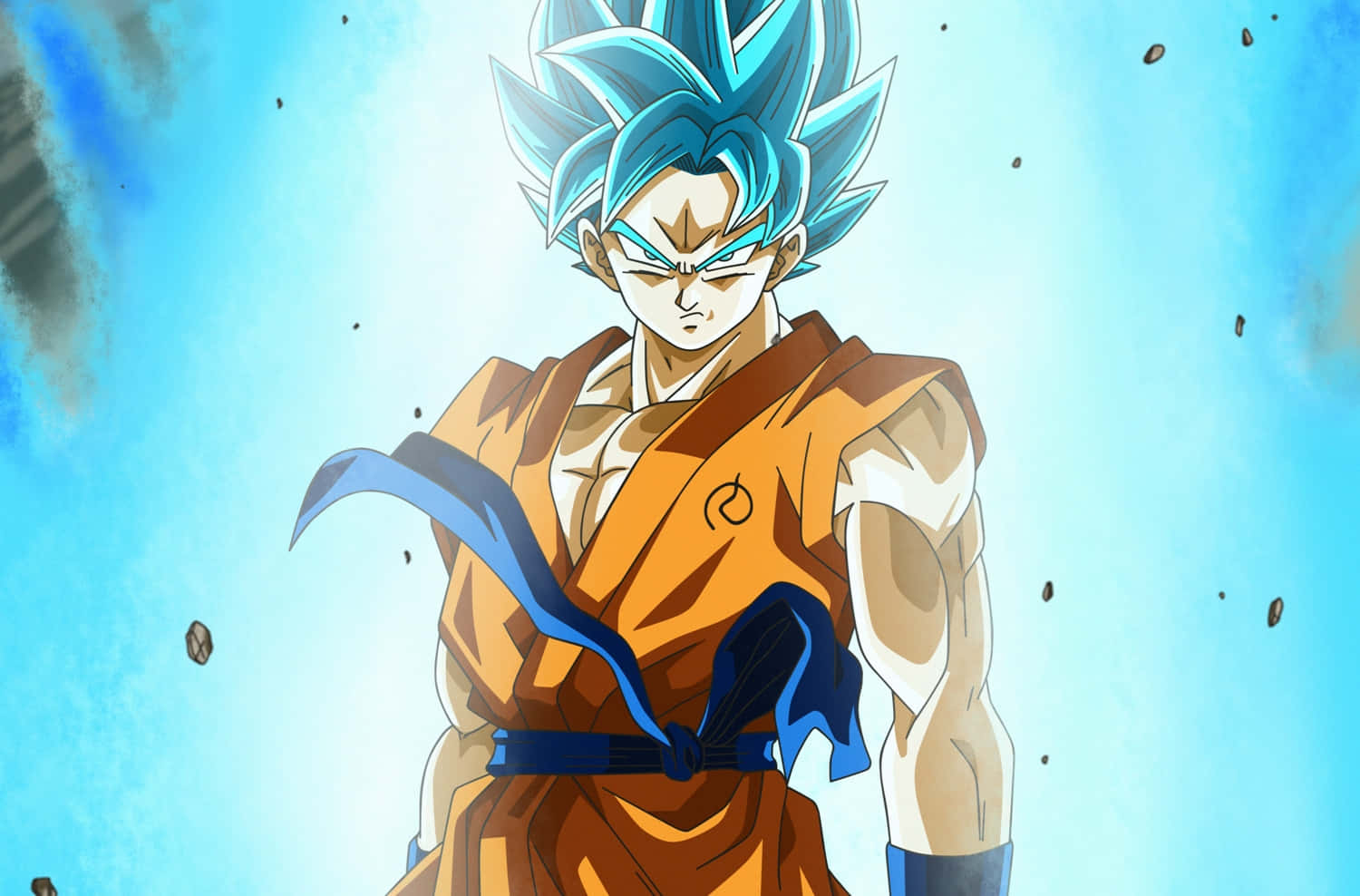 Unlock The Power Of Super Saiyan Blue Wallpaper