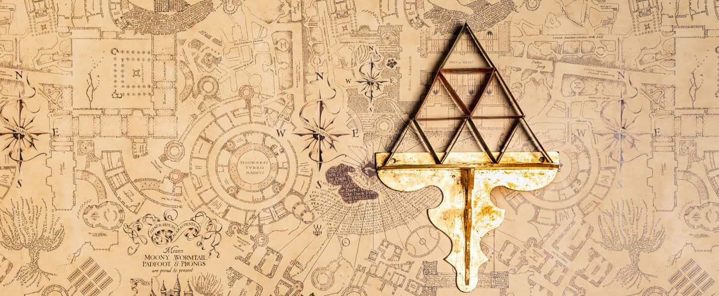 Unveil The Magical Secrets Of The Marauder's Map Wallpaper