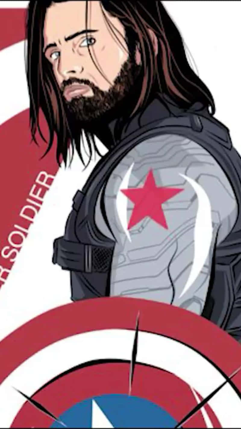 Upgrade Your Phone With The Latest Bucky Barnes Iphone Wallpaper