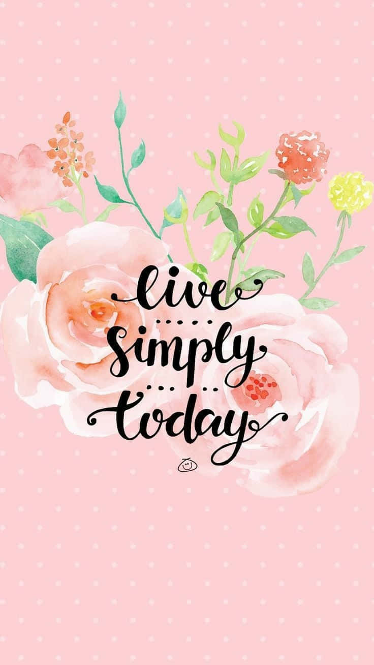 Uplifting Springtime Quote On Nature's Beauty Wallpaper