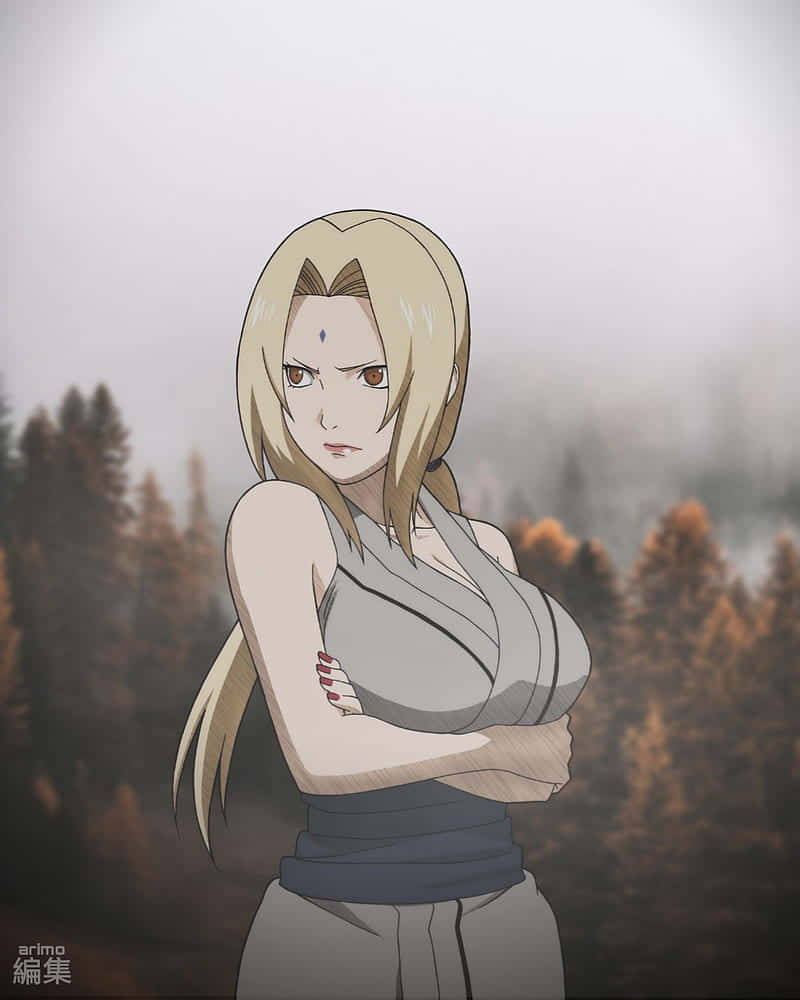 Upset Tsunade Iphone Wallpaper