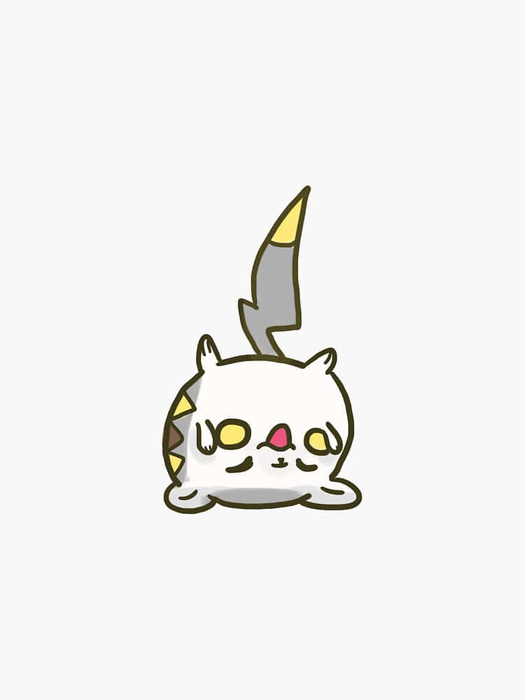 Upside Down Togedemaru Wallpaper