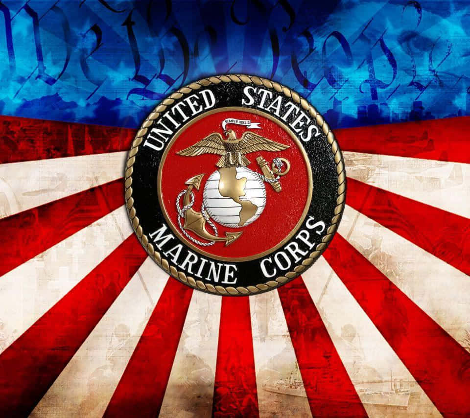 Us Marines Bravely Serve Our Country. Wallpaper