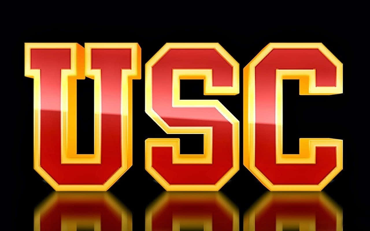 Usc Trojans Digital Text Wallpaper