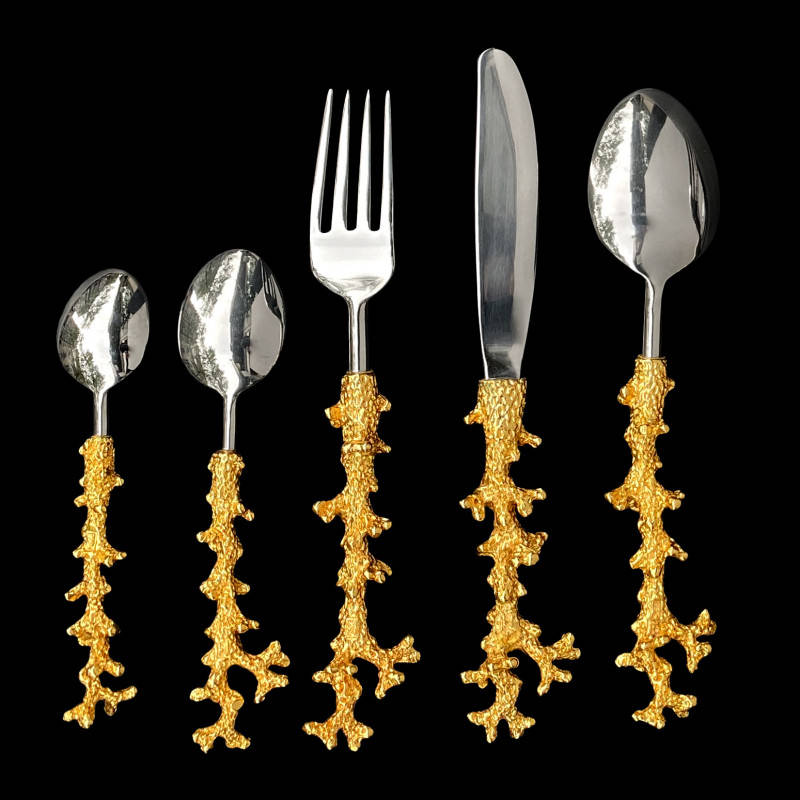 Utensils Coral Wallpaper