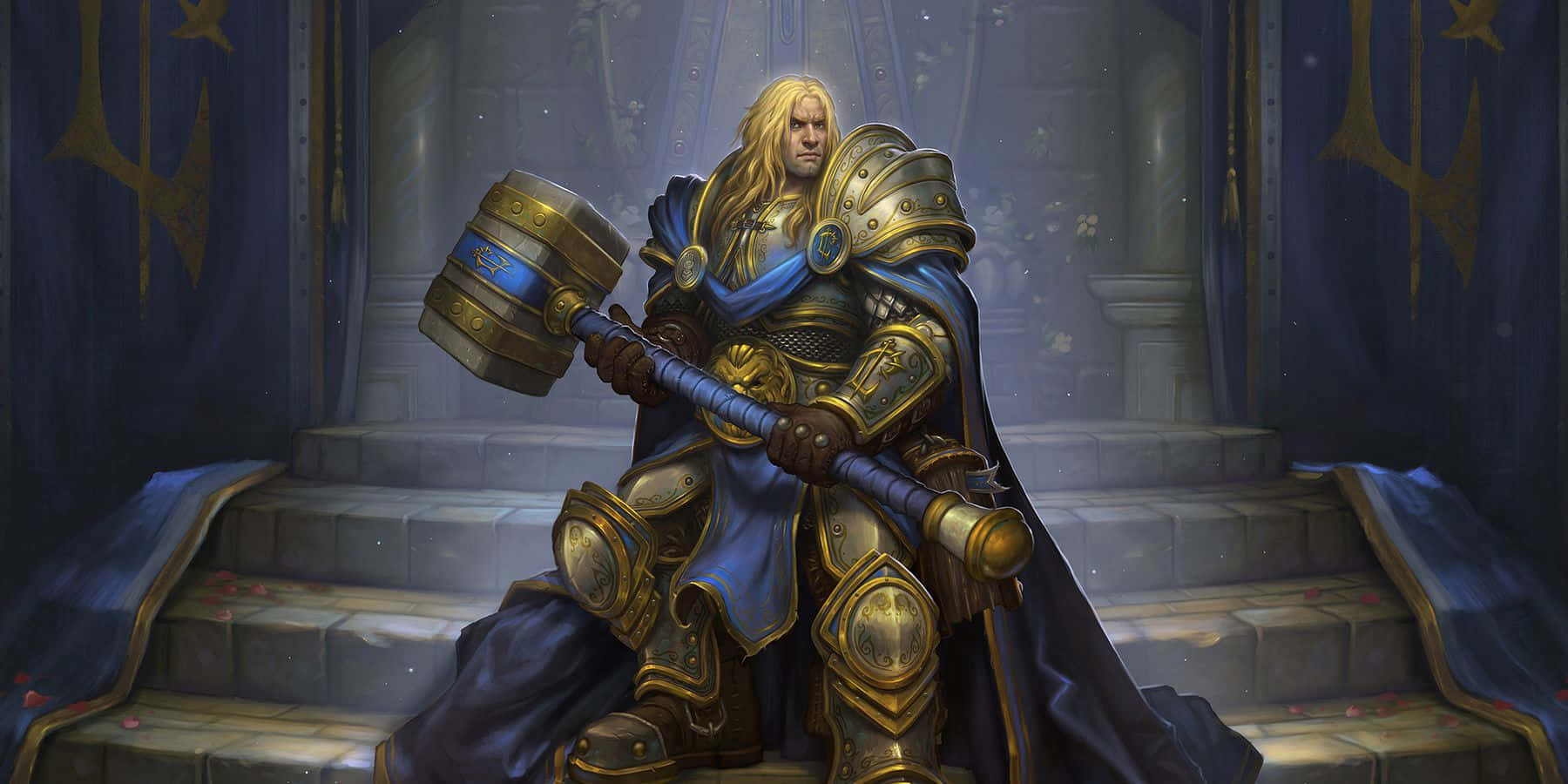 Uther Lightbringer Paladin Artwork Wallpaper