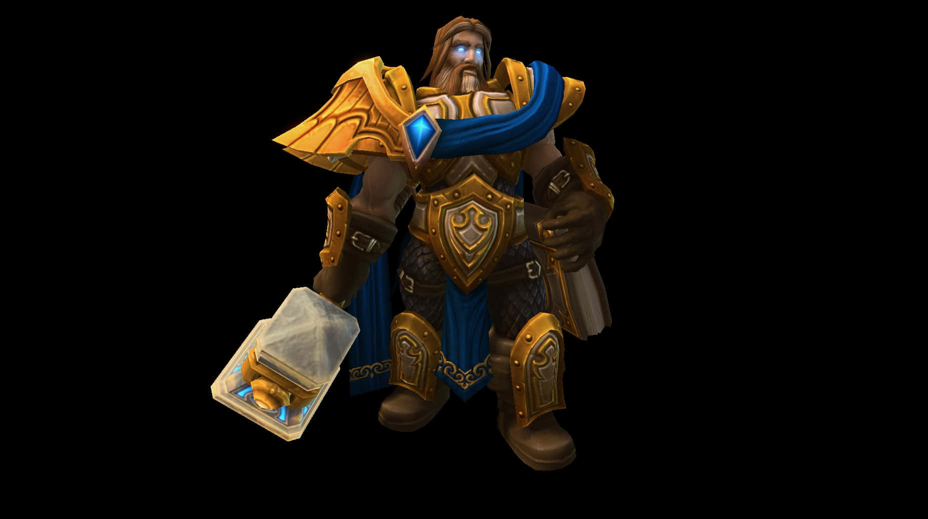 Uther Lightbringer Paladin Render Wallpaper