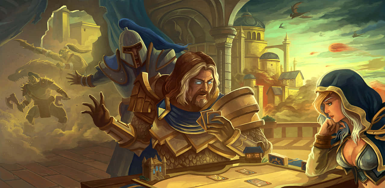 Uther Lightbringer Strategic Council Wallpaper