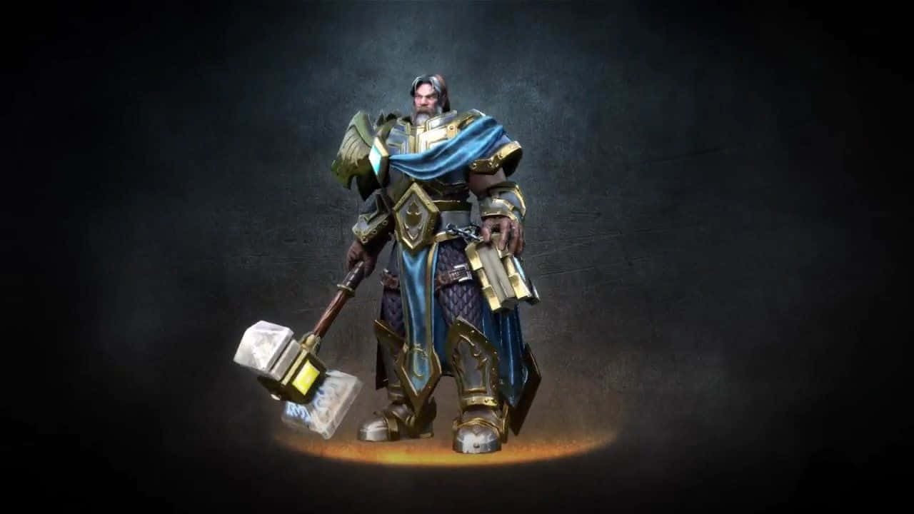 Uther The Lightbringer Paladin Hero Wallpaper