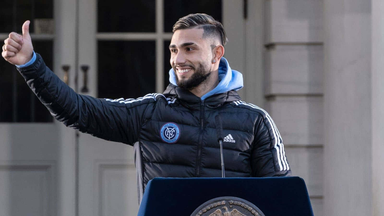 Valentin Castellanos As A Speaker New York City Fc Wallpaper