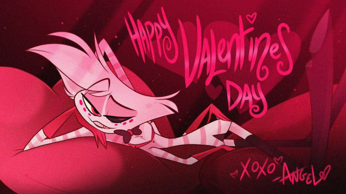 Valentines Day Angel Dust Celebration Wallpaper