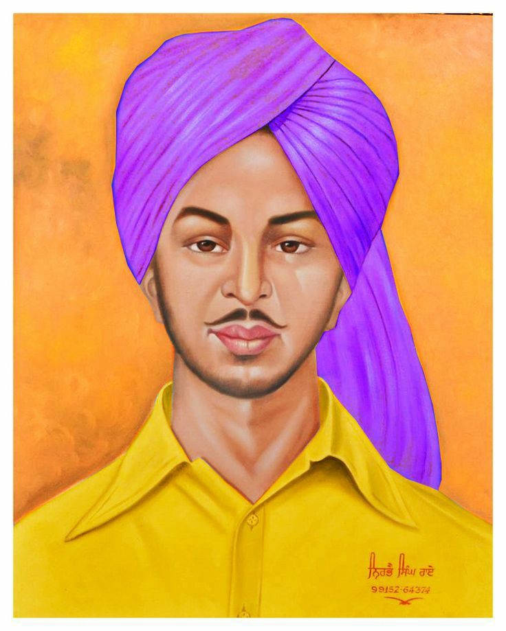 Valiant Freedom Fighter - Shaheed Bhagat Singh Wallpaper