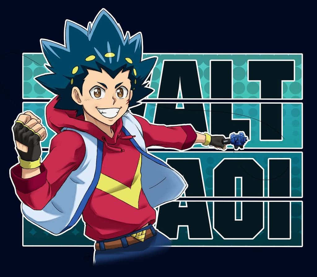 Valt_ Aoi_ Beyblade_ Character_ Pose Wallpaper