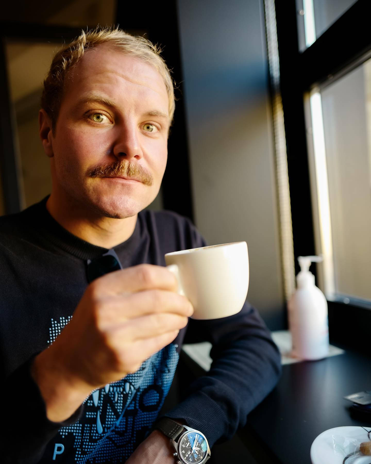 Valtteri Bottas Coffee Cup Wallpaper