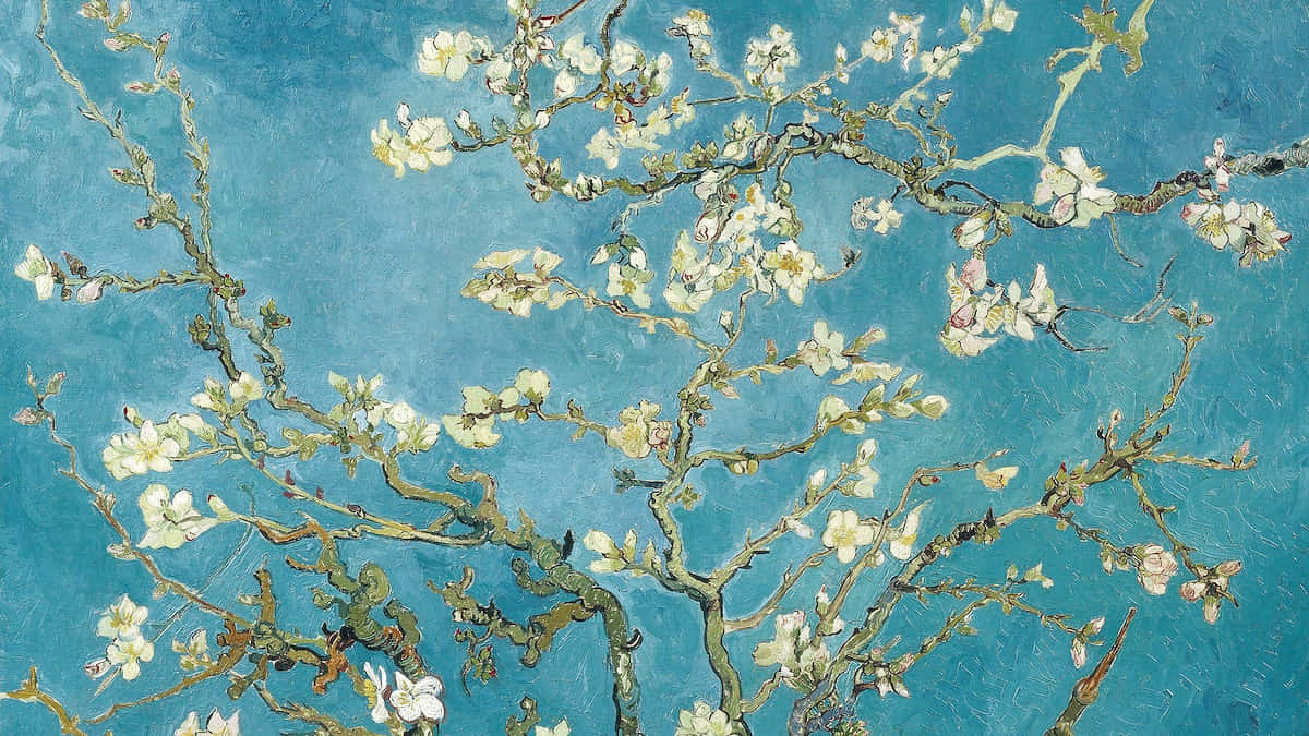 Van Gogh's Almond Blossoms Painting Stands The Test Of Time Wallpaper