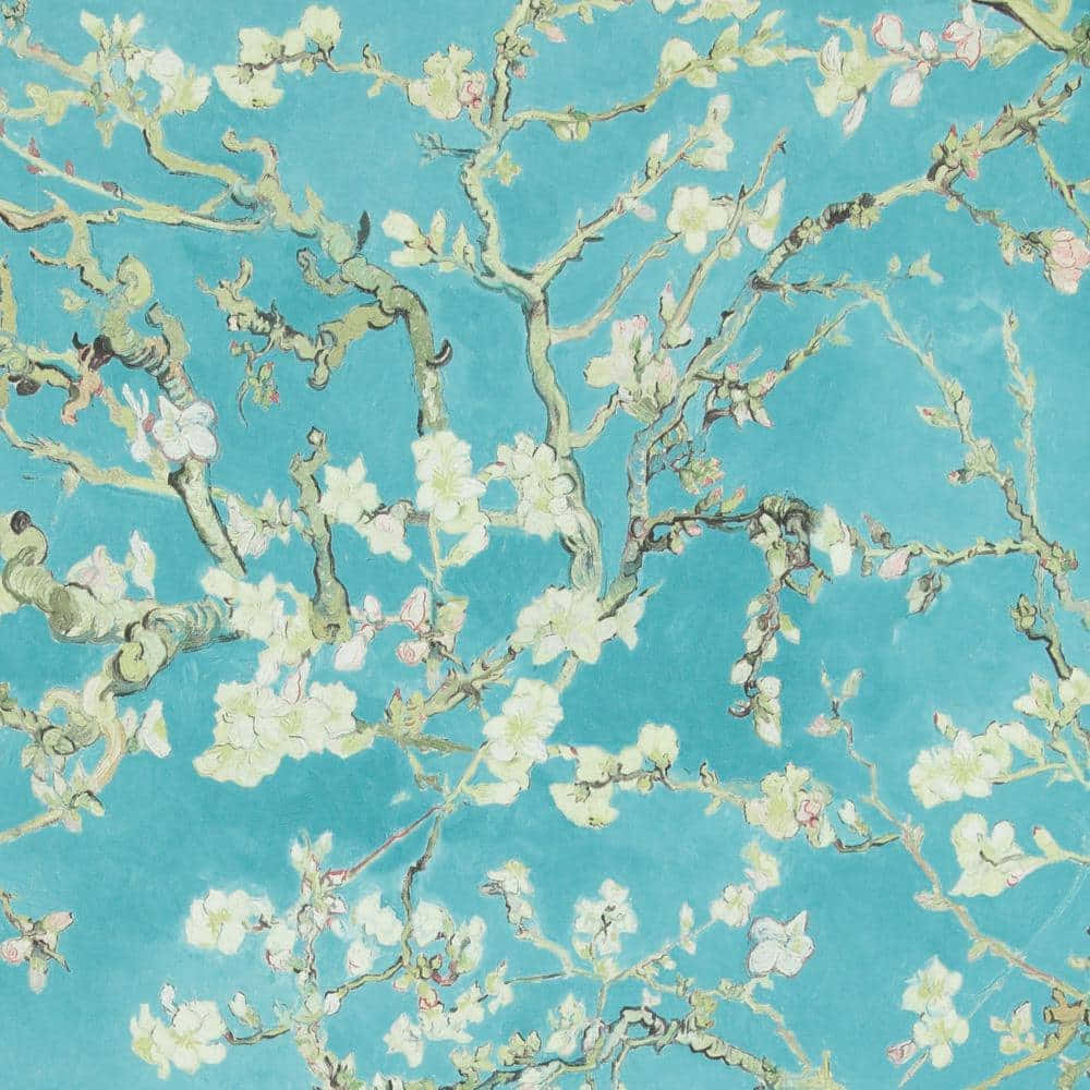 Van Gogh’s Almond Blossoms Painting Wallpaper