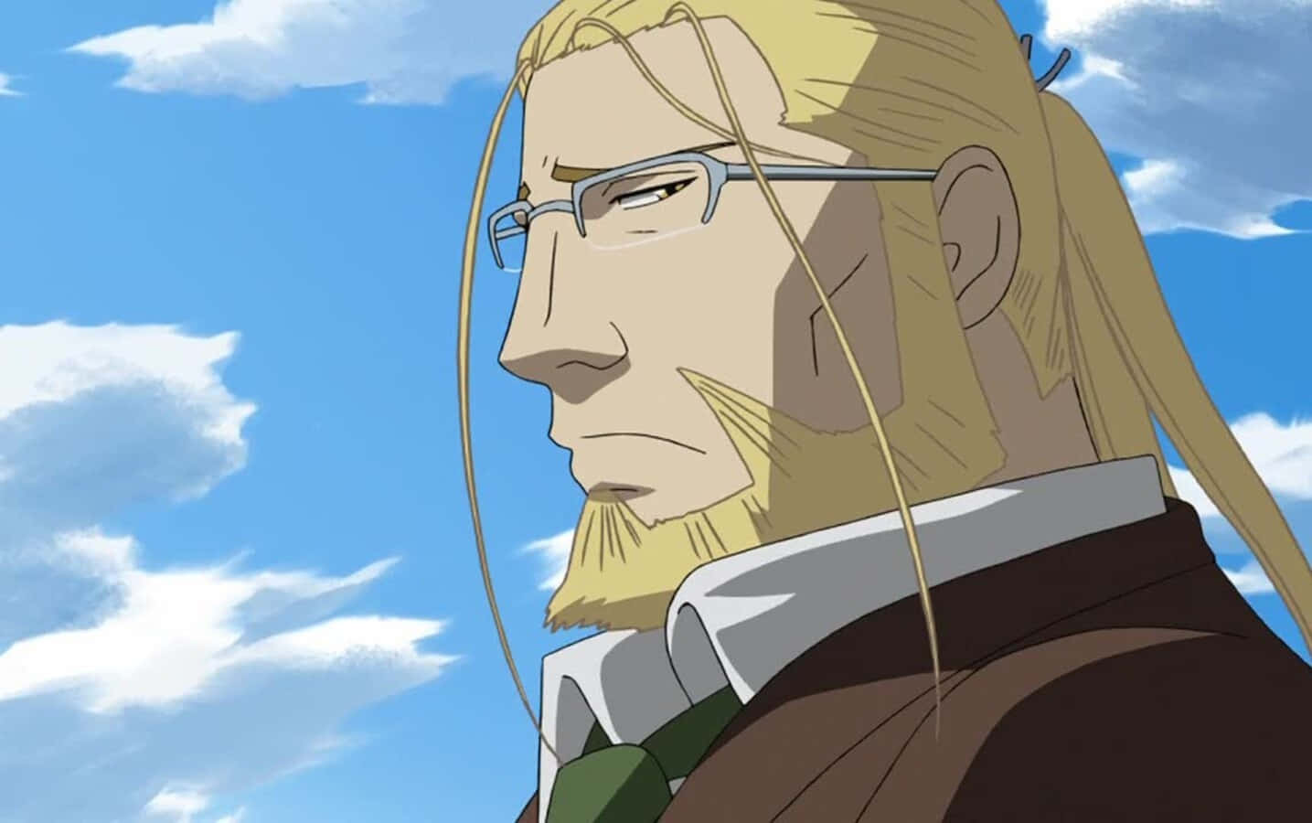 Van Hohenheim Standing In A Mystic Setting Wallpaper