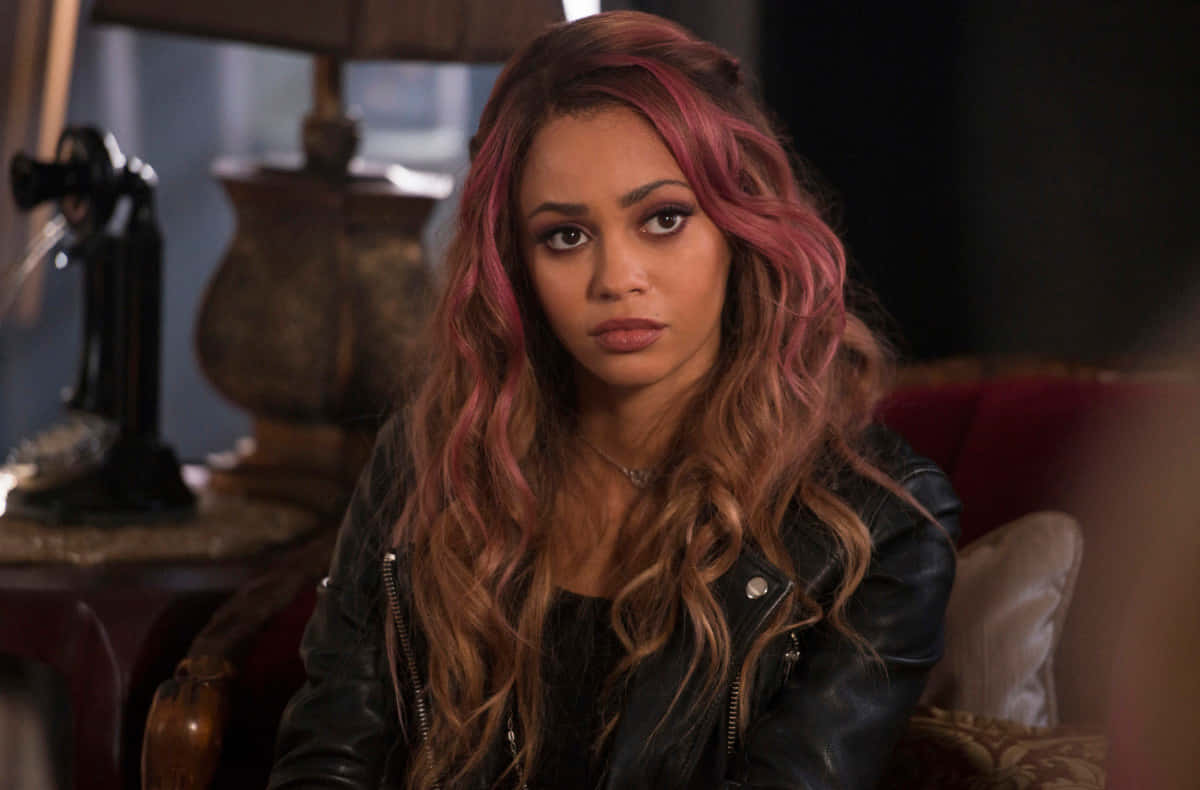 Vanessa Morgan Pensive Look Wallpaper