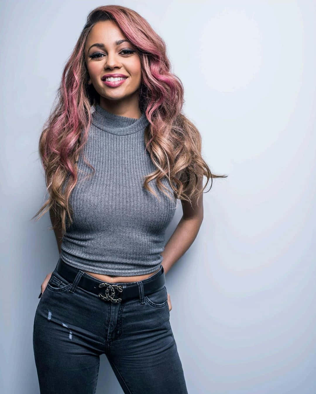 Vanessa Morgan Smiling Portrait Wallpaper