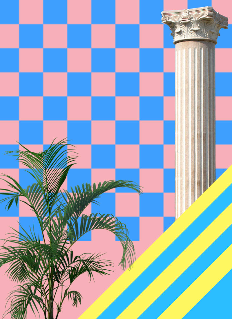 Vaporwave Art Aesthetic Tablet Wallpaper