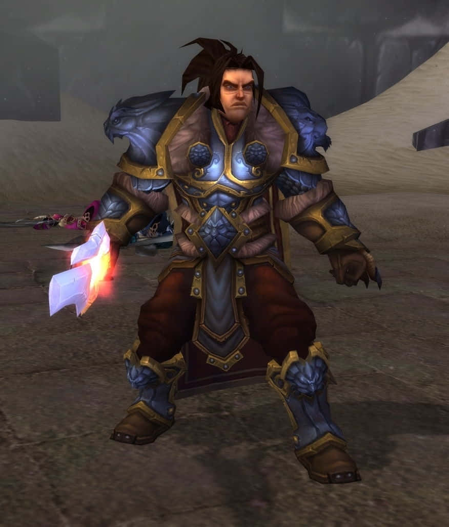 Varian Wrynn Warcraft Character Wallpaper