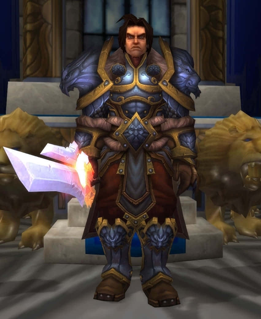 Varian Wrynn Warcraft King Wallpaper